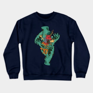 hand to hand Crewneck Sweatshirt